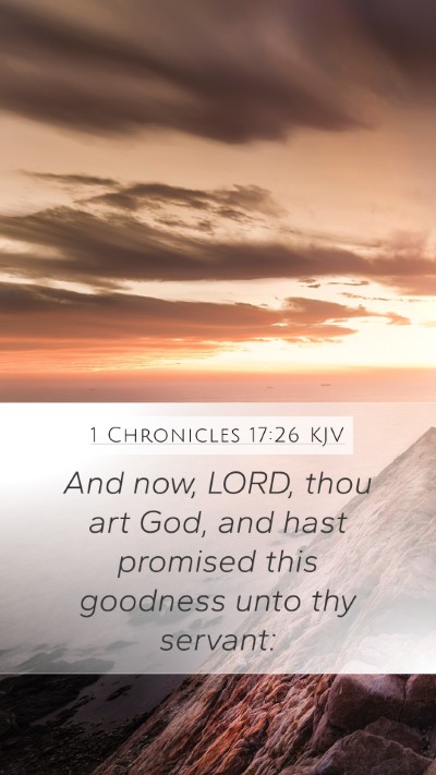 1 Chronicles 17:26 Explained