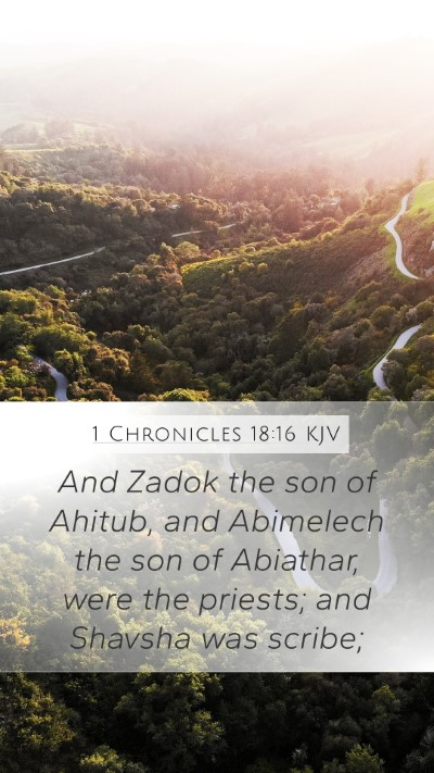 1 Chronicles 18:16 Explained