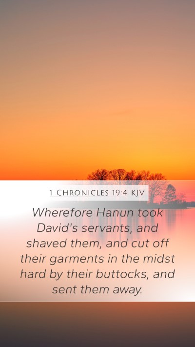 1 Chronicles 19:4 Explained