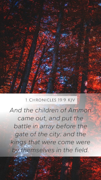 1 Chronicles 19:9 Explained