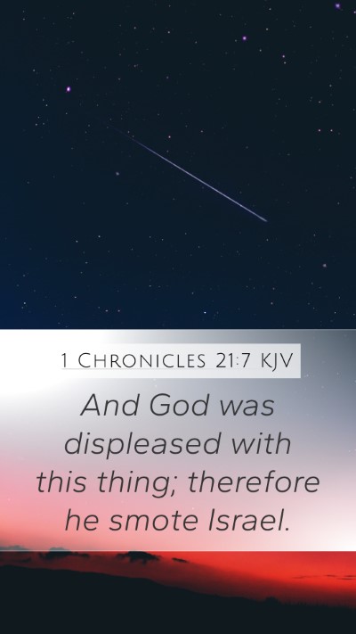 1 Chronicles 21:7 Explained