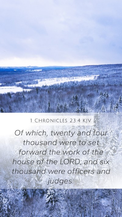 1 Chronicles 23:4 Explained