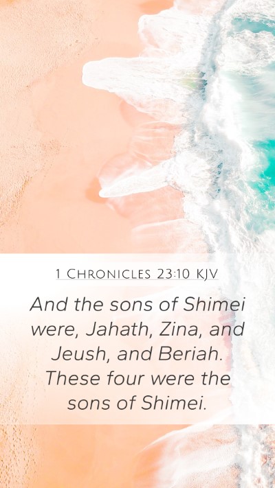 1 Chronicles 23:10 Explained