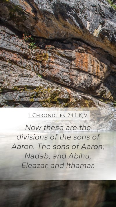 1 Chronicles 24:1 Explained