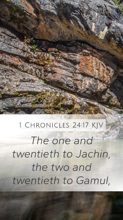 1 Chronicles 24:17 Explained