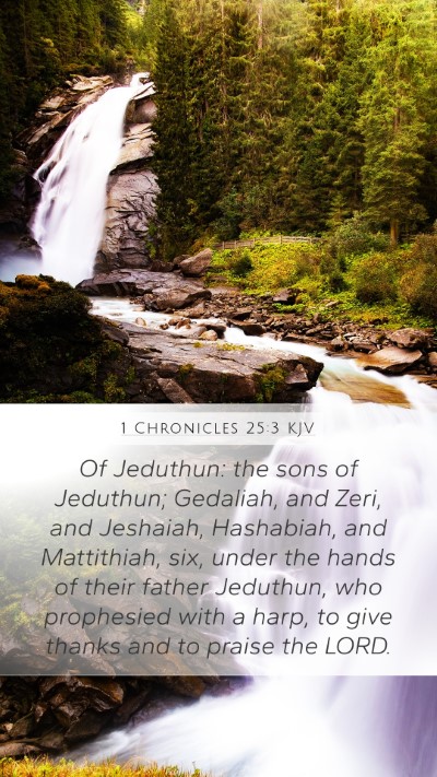 1 Chronicles 25:3 Explained