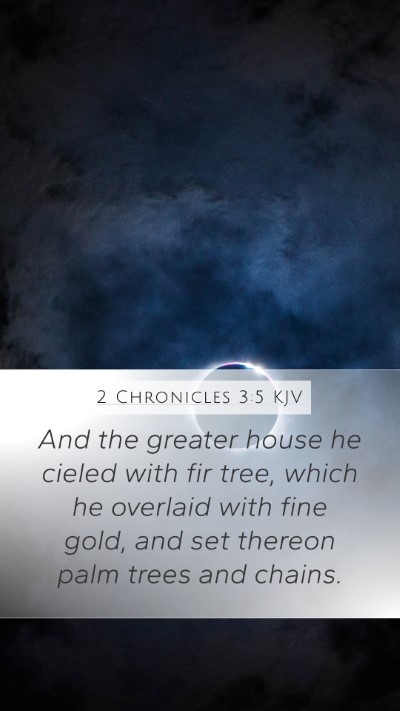 2 Chronicles 3:5 Explained