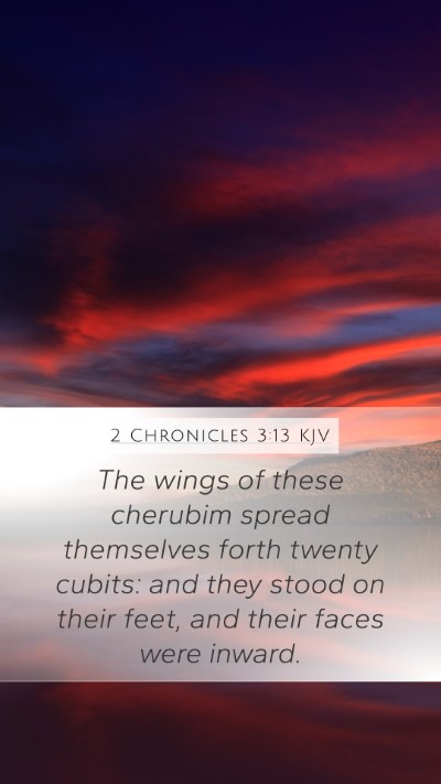 2 Chronicles 3:13 Explained