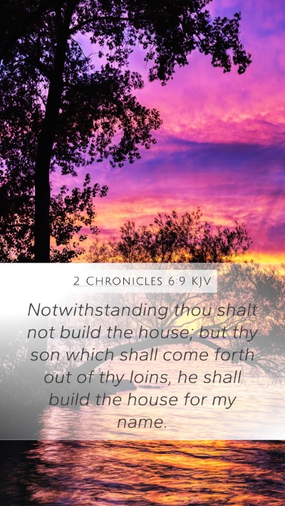 2 Chronicles 6:9 Explained