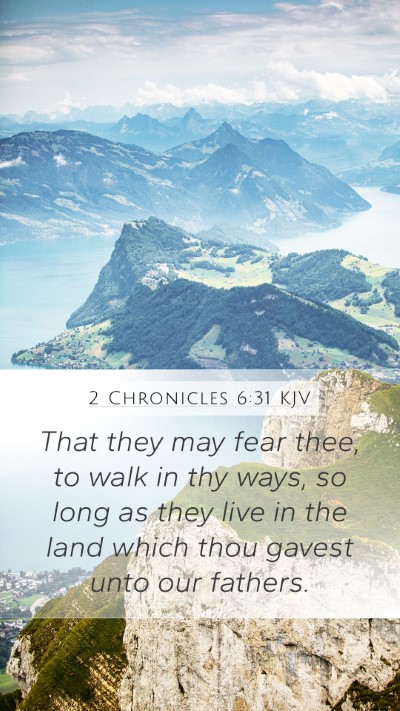 2 Chronicles 6:31 Explained