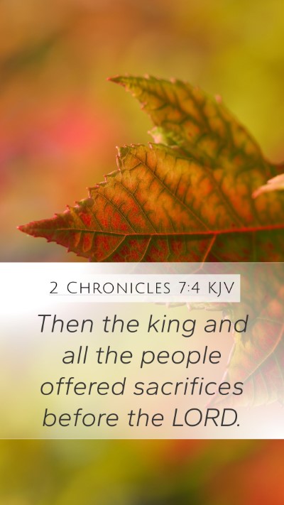 2 Chronicles 7:4 Explained