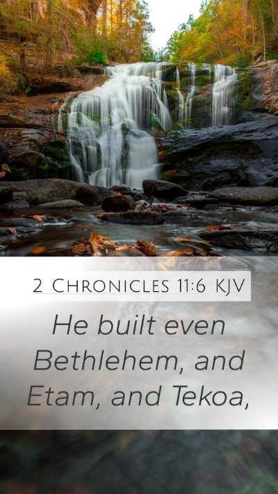 2 Chronicles 11:6 Explained