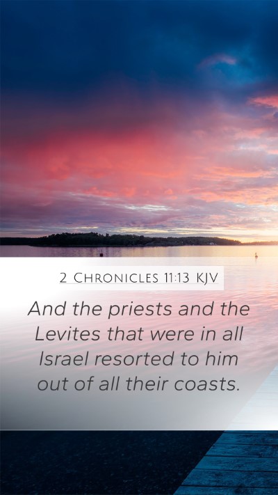 2 Chronicles 11:13 Explained