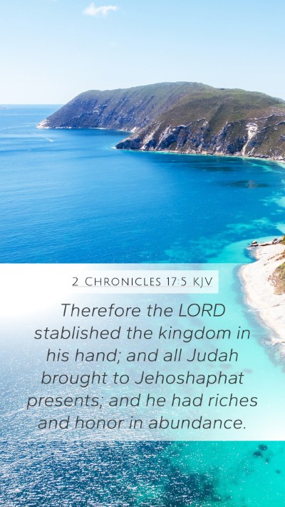 2 Chronicles 17:5 Explained