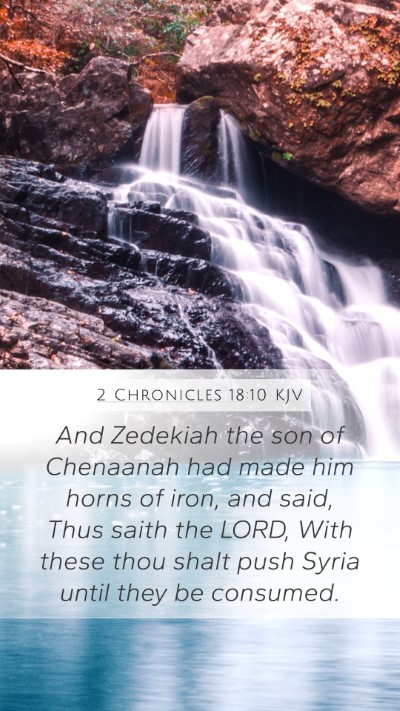 2 Chronicles 18:10 Explained