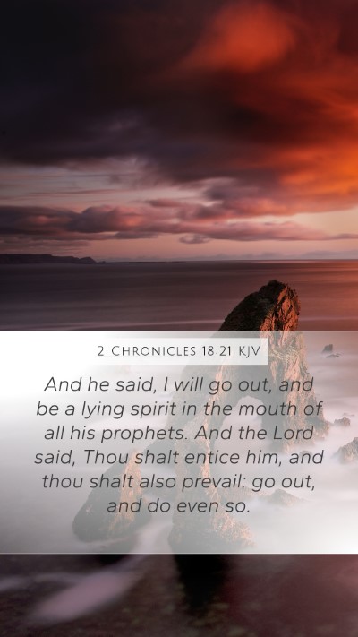 2 Chronicles 18:21 Explained