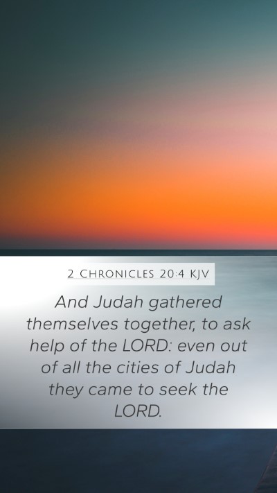 2 Chronicles 20:4 Explained