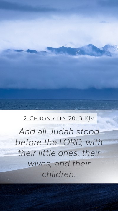 2 Chronicles 20:13 Explained