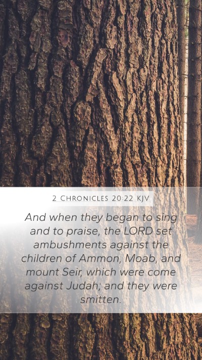 2 Chronicles 20:22 Explained