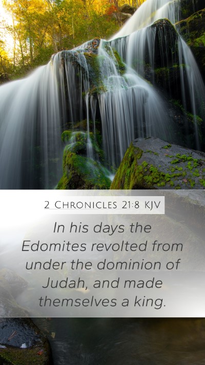 2 Chronicles 21:8 Explained