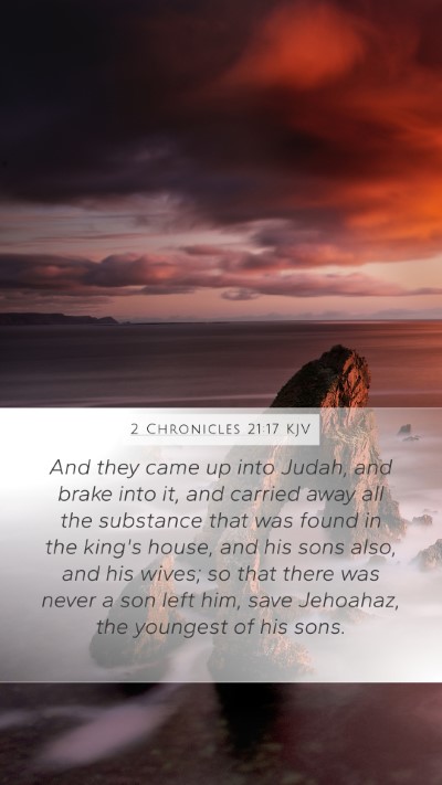 2 Chronicles 21:17 Explained