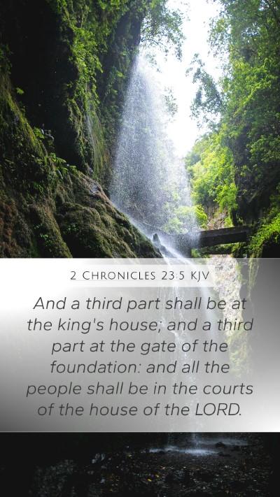 2 Chronicles 23:5 Explained