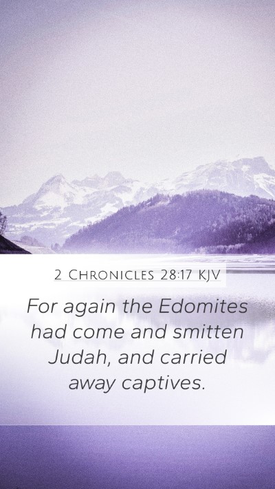 2 Chronicles 28:17 Explained