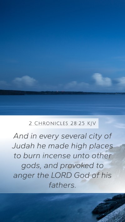 2 Chronicles 28:25 Explained