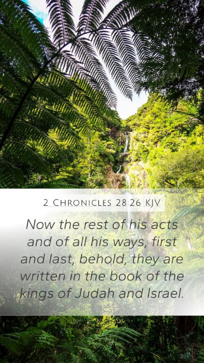 2 Chronicles 28:26 Explained