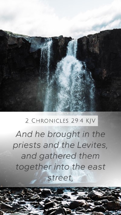 2 Chronicles 29:4 Explained