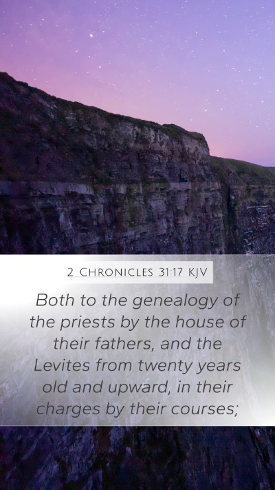 2 Chronicles 31:17 Explained