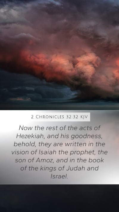 2 Chronicles 32:32 Explained