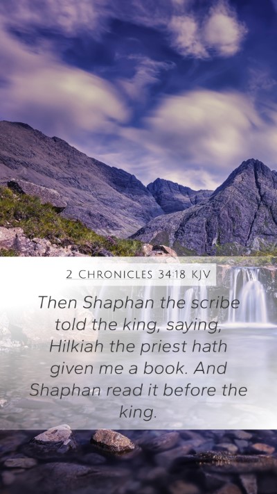 2 Chronicles 34:18 Explained