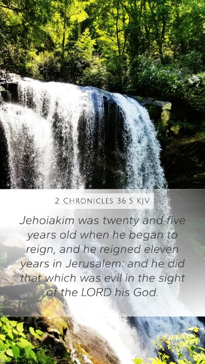 2 Chronicles 36:5 Explained