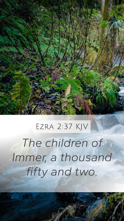 Ezra 2:37 Explained