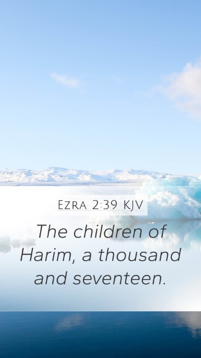 Ezra 2:39 Explained