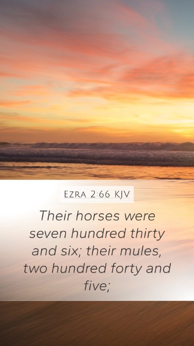 Ezra 2:66 Explained