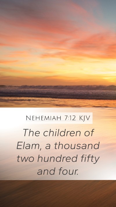 Nehemiah 7:12 Explained