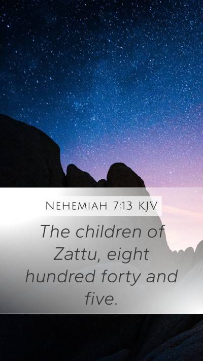 Nehemiah 7:13 Explained