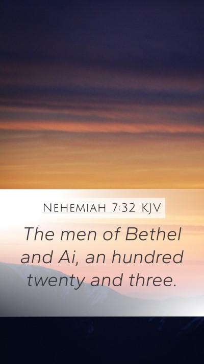 Nehemiah 7:32 Explained