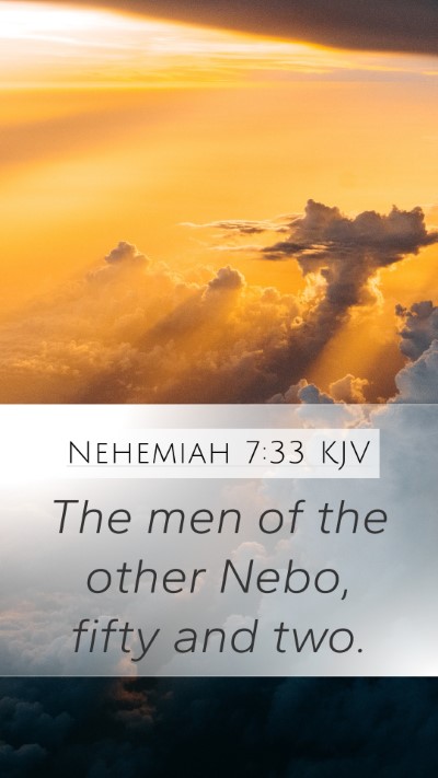 Nehemiah 7:33 Explained