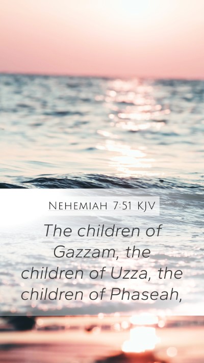 Nehemiah 7:51 Explained