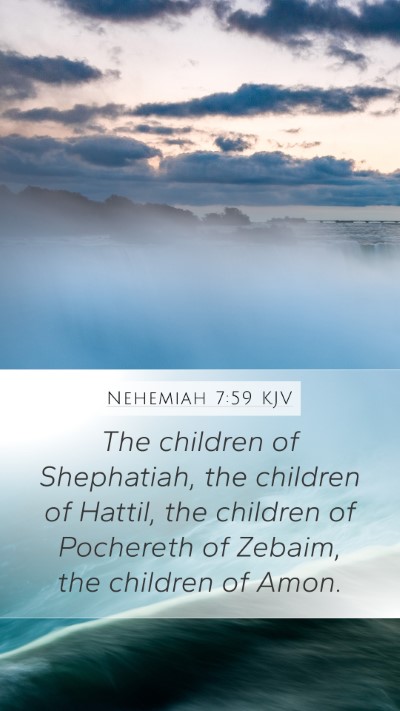 Nehemiah 7:59 Explained