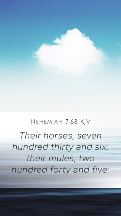 Nehemiah 7:68 Explained