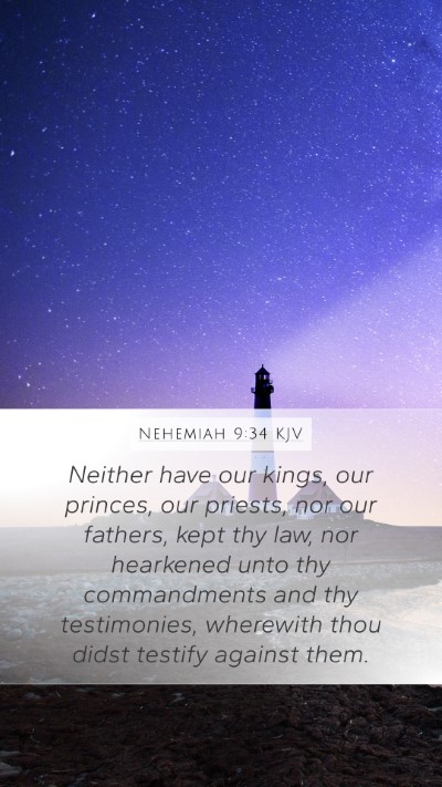 Nehemiah 9:34 Explained