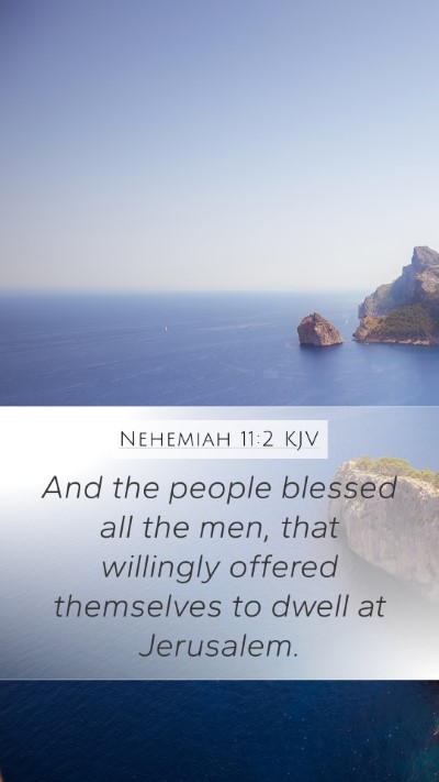 Nehemiah 11:2 Explained