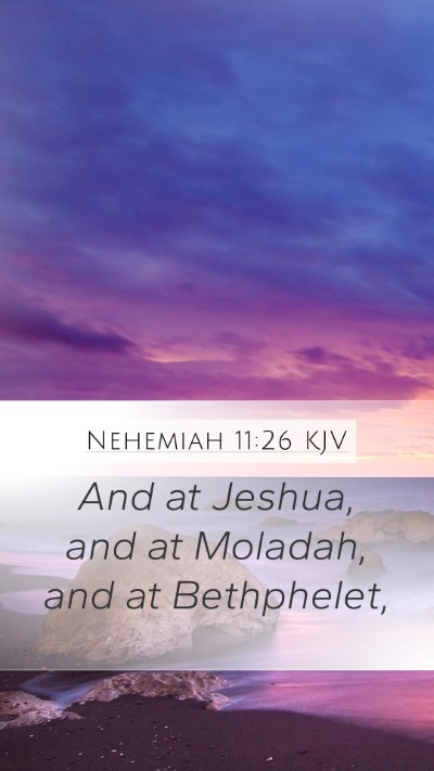 Nehemiah 11:26 Explained