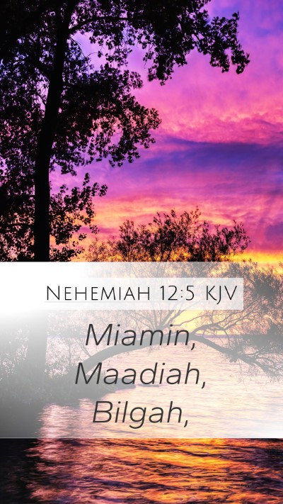 Nehemiah 12:5 Explained