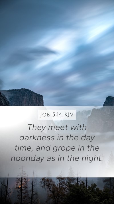 Job 5:14 Explained