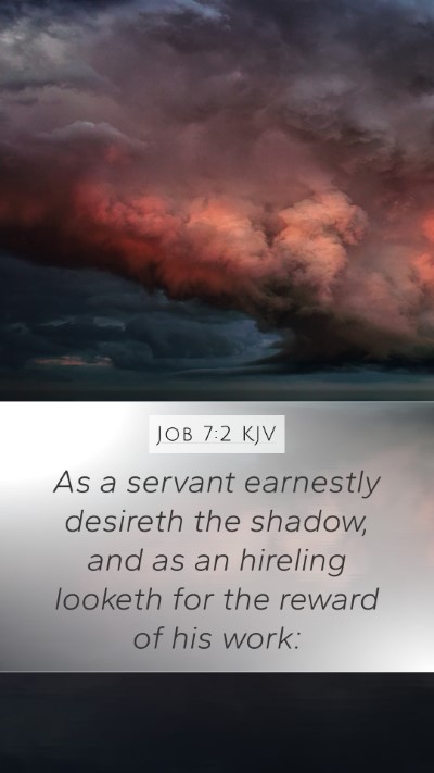 Job 7:2 Explained